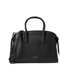 Add that glorious touch to your boring and simple look by carrying the Kate Spade New York® Knott Pebbled Leather Medium Zip Top Satchel. This handbag is crafted from a textile lining with a zippered closure and two exterior slip pockets. It also has an adjustable crossbody strap for a comfy fit..Leather construction..Two top handles..One interior slip pockets..One zippered interior pocket..Dust bag included..Imported..Please note, the hardware color and interior lining may differ from the color Satchel Tote Bag, Satchel Tote, Bags Tote, Timeless Accessories, Self Service, Womens Crossbody Bag, Comfy Fits, Zip Top, Crossbody Strap