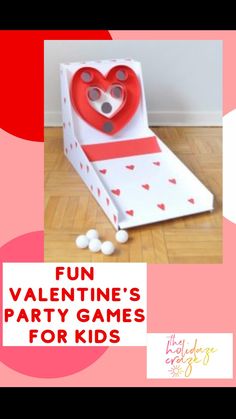 valentine's day party games for kids to play on the floor and make fun