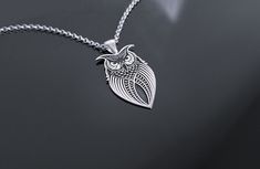 ◼️ Handcrafted Silver Owl Pendant - Handmade 925 Sterling Silver Necklace Add a touch of whimsy and elegance to your jewelry collection with our Handcrafted Silver Owl Pendant Necklace. This unique piece is meticulously crafted to capture the enchanting beauty of the wise owl, making it a perfect accessory for nature lovers and those who appreciate distinctive, handmade jewelry. * All jewelry is handcrafted with care in my workshop and is individually produced. * All of my products are Anti Alle Engraved White Gold Jewelry As A Gift For Her, Symbolic White Gold Jewelry For Gift, Stainless Steel Pendant Jewelry As A Gift For Her, Elegant Stainless Steel Charms Necklace, Stainless Steel Pendant Jewelry Gift For Her, Engraved Pendant Jewelry As A Gift For Her, Engraved Pendant Jewelry Gift For Her, White Gold Stainless Steel Jewelry As Gift For Her, White Gold Stainless Steel Jewelry Gift For Her