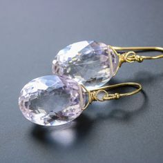 Pink Amethyst Earrings, Gemstone Earrings, Gift For Her, Gold 14K Lavender Earrings, Lilac Modern Earrings Everyday Earrings Dangle Earrings (23314 - 1) Amethyst Teardrop Crystal Earrings, Purple Oval Earrings For Weddings, Elegant Oval Faceted Earrings, Elegant Lavender Earrings With Ear Wire, Elegant Amethyst Crystal Earrings For Wedding, Elegant Oval Amethyst Earrings, Handmade Amethyst Crystal Earrings, Handmade Elegant Amethyst Crystal Earrings, Elegant Gold Amethyst Crystal Earrings