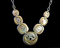 "Retired Silpada Boho Bib Necklace (N2861) in Brass/Sterling Adjusts 18\"-20\"" Silver Sisters, Silpada Jewelry, Sterling Necklaces, Bib Necklaces, Brass Necklace, Bib Necklace, Fashion Jewelry Necklaces, Fashion Watches, Lobster Clasp