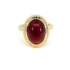 Natural Solitaire Spessartite Garnet Ring 6.5 14k Y Gold 8.08 Cts Certified $3,150 310586 Formal Fine Jewelry Ring With Cabochon, Formal Fine Jewelry Cabochon Ring, Timeless Oval Rings With High Luster, High Luster Oval Yellow Gold Rings, High Luster Yellow Gold Oval Rings, Classic Polished Ruby Ring, Timeless Oval Ruby Ring, Formal Yellow Gold Ruby Ring With Cabochon, Fine Jewelry Cabochon Ruby Ring In Yellow Gold