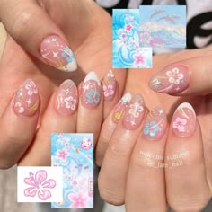 Nail Stickers Designs Ideas, Nail Stickers Designs, Art Deco Nails, Fantasy Nails, Cute Nail