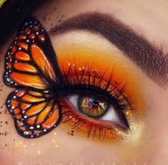 Soft Neutral Makeup, Natural Looking Makeup, Butterfly Face Paint, Butterfly Costume, Butterfly Face, Cute Eye Makeup, Face Art Makeup