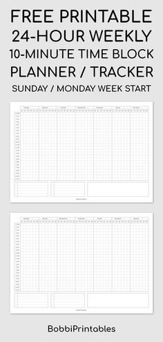 the free printable planner is shown with text that reads,'free printable 24 hour