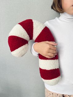 🎄 Special Christmas Gift: Handmade Fabric Cute Pillow Candy Cane 🍭🎁 Are you looking for a unique Christmas gift? Here's a fantastic option: our handmade fabric Pillow "Red Lollipop"! Each one is carefully designed and stitched, offering a personalized touch for your loved ones. 📸 Product Image: The product photos feature the small size pillow. ✨ Product Details: Color: Our Lollipop pillows are made of plush fabric in red and white. Color options: Additionally, we can create   pillows made of Christmas Decorations For Bedroom, Peppermint Pillow, Candy Cane Pillow, Sherpa Pillow, Red Lollipop, Candy Pillows, Man Pillow, Cozy Christmas Decor, Special Christmas Gift