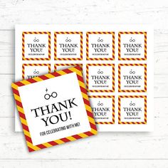 printable thank you tags for harry potter fans