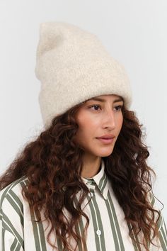 Embrace the colder seasons with the Carpenter Hat, a stylish oversized double layer beanie designed for ultimate comfort and warmth. Featuring a large fold-over brim, this modern cozy fit is perfect. Whether you're out for a stroll or enjoying time by a fire, the Carpenter Hat is your go-to companion for effortless style and snug warmth. Fall Soft Knit Beanie Bonnet, Everyday Fall Beanie, Cozy Soft Knit Hat For Fall, Warm Snug Hats For Fall, Snug Beanie Hat For Fall, Snug Fall Beanie Hat, Slouchy Beanie For Fall, One Size Beanie For Cold Weather In Fall, One Size Beanie For Cold Weather And Fall