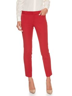 Red Sloan pants Spring Workwear Pants With 5-inch Inseam, Business Casual Mid-rise Stretch Pants, Stretch Straight Leg Dress Pants For Business Casual, Comfort Stretch Tapered Leg Work Pants, Comfort Stretch Straight Dress Pants For Work, Chic Comfort Stretch Tapered Leg Pants, Comfort Stretch Tapered Leg Pants For Workwear, Stretch Mid-rise Pants For Business Casual, Spring Slim Fit Elastane Dress Pants