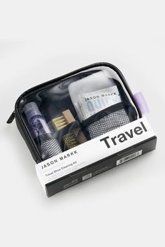 Jason Markk Travel Shoe Cleaning Kit - Jason Markk Jason Markk Shoe Cleaner, Pr Kit, Shoe Cleaner, Shoe Cleaning, Jason Markk, Professional Shoes, Travel Shoes, Travel Kit, Microfiber Towel