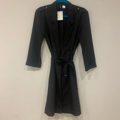 Blazer Dress With A Tie Belt Size: Xs Nwt Elegant H&m Midi Dress For Work, Black Belted Dress For Brunch, H&m Mini Dress For Work, Chic Formal H&m Mini Dress, H&m Mini Dress For Workwear, H&m Black Midi Dress For Fall, Blazer Dress H&m, H&m Black Midi Dress For Workwear, H&m Black Midi Dress For Night Out