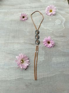 Leather and Concho necklace, Bolo necklace, Long Leather Concho necklace, triple concho necklace by BohoLeatherCraft on Etsy Concho Necklace, Bolo Necklace, Cowgirl Jewelry, Nature Earrings, Floral Bracelet, Turquoise Leather, Hand Tooled Leather, Necklace Long, Bar Earrings