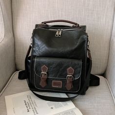 Brand Name: KMFFLYPlace Of Origin: HE BEI ?ProvinceLining Material: PolyesterOrigin: CN(Origin)Main Material: PUItem Type: BackpacksExterior: Silt PocketGender: WOMENCarrying System: Arcuate Shoulder StrapCapacity: Below 20 LitreStyle: FashionClosure Type: zipperTechnics: EmbossingRain Cover: NoModel Number: 5174Pattern Type: PatchworkDecoration: NONEBackpacks Type: SoftbackInterior: Interior Slot PocketInterior: Cell Phone PocketInterior: Interior Zipper PocketInterior: Interior CompartmentHand Leather Travel Backpack, Vintage Leather Backpack, Female Shoulder, Pu Bag, Leather Backpacks, Vintage Backpacks, Women Leather Backpack, Vintage Shoulder Bag, School Bags For Girls