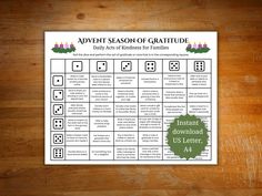 a printable game for the holiday season