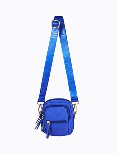 Poppy Lissiman - Nifty Camera Bag - Electric Blue Poppy Lissiman Camera Bag, Poppy Lissiman Bags, Bobby Bag, Poppy Lissiman, Funky Jewelry, Birthday Wishlist, Wallet Accessories, Phone Wallet, Fit Inspo