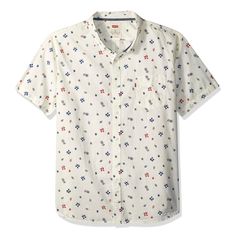 Levi’s Carrion Short Sleeve Button Down Shirt. One Pocket. Floral And Pineapple Print. Color Is Marshmallow, Slightly Off-White. 100% Cotton. Nwt. Size Xl, Measurements Laying Flat 23” Pit To Pit, 30” Shoulder To Hem. Feel Free To Ask Any Questions. Spring Cotton Camp Shirt With Button Closure, Spring Cotton Camp Shirt, Cotton Camp Shirt With Buttons For Spring, Spring Cotton Camp Shirt With Buttons, Levi's Casual Short Sleeve Shirt, Casual White Short Sleeve Shirt With Buttons, Levi's Cotton Short Sleeve Top, Levi's Button-up Summer Tops, Levi's Short Sleeve Summer Shirt