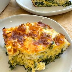 Baked Spinach, Cheese, and Egg Casserole Recipe is loaded with nutritious spinach, kale, melty cheese, and baked eggs. Cheese And Egg Casserole, Gluten Free Corn Casserole, Spinach Egg Casserole, Macaroon Cookies Recipe, Steak Sauce Recipes, Baked Spinach, Recipe Spinach, Coconut Macaroons Recipe, Egg Bites Recipe