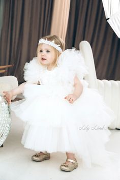 Features: - mid calf length  - sleeveless - floral lace applique By request color can be other.  ACCESSORIES By request baby dress can be with:  - Baby girl Headband. Headband not included in the price. Price for headband - 25-30$   Or you can order headband in my listing:   https://www.etsy.com/listing/1072651156/handmade-baby-girl-headband-fancy-hair White Sleeveless Princess Dress For Birthday, White Tulle Princess Dress For Birthday, Sleeveless Tulle Tutu Dress For Baptism, White Sleeveless Princess Dress With Tulle Skirt, White Princess Dress For First Birthday, White Princess Dress With Ruffles For First Birthday, White Princess Baptism Dress With Tulle Skirt, Sleeveless Ruffled Tutu Dress For Baptism, White Sleeveless Princess Dress With Ruffles