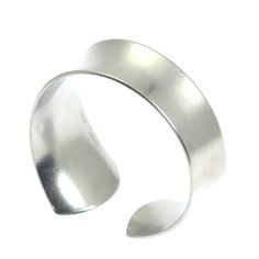 Tapered Brushed Anticlastic Aluminum Bangle Bracelet - johnsbrana - 5 Silver Stainless Steel Bangle With Polished Finish, Formal Silver Stainless Steel Bangle, Nickel-free Silver Stainless Steel Cuff Bracelet, Classic Silver Jewelry With Brushed Finish, Modern Thick Band Silver Bracelet, Formal Stainless Steel Cuff Bracelet With Polished Finish, Classic Silver Bracelet With Shiny Finish, Classic Silver Bracelets With Shiny Finish, Modern Silver Bracelets With Polished Finish