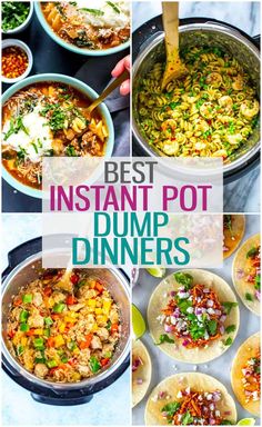 the best instant pot dump dinners