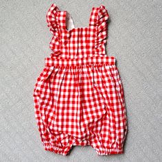 Adorable Baby Girl Romper From Baby Gap. Only Worn Once, Looks Brand New. Playful Red Sleeveless Bubble Romper, Red Bubble Romper For Summer Playwear, Summer Red Bubble Romper For Playwear, Cute Red Bubble Romper For Playwear, Cute Red Bubble Romper For Spring, Cute Red Bubble Romper For Playtime, Red Cotton Bubble Romper For Spring, Playful Red Cotton Bubble Romper, Casual Red Bubble Romper For Playtime