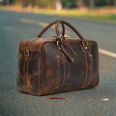 Christmas Day Special offer Flat 70% Off With Free Shipping  ✍✍Free Personalization  Free Gift Wrapping Free Shipping 🎉🎉 HURRY UP ORDER NOW AND GET YOUR ORDER BEFORE CHRISTMAS  ◼ Rustic Brown Elegance: Embrace the charm of rustic brown with this exquisite leather duffel bag. Its warm tones and natural appeal add a touch of timeless elegance to your travel gear. ◼ Handcrafted with Love: Each duffel bag is meticulously handcrafted with love and attention to detail. This artisanal touch ensures a Handmade Brown Travel Bag For Daily Use, Luxury Rectangular Travel Bag As Gift, Luxury Rectangular Travel Bag For Gift, Luxury Rectangular Travel Bag Gift, Rectangular Duffle Bag With Luggage Sleeve As Gift, Large Capacity Rectangular Duffle Bag As Gift, Large Capacity Rectangular Duffle Bag Gift, Brown Leather Travel Bag As Gift, Brown Leather Travel Bag Gift