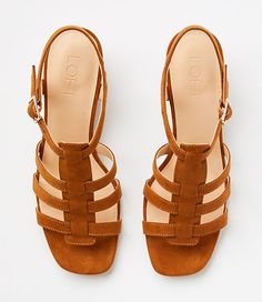 Introduce your sunny-day wardrobe to their new best friend - these sandals are a chic, comfy, and flattering answer to every outfit. Padded footbed for comfort. 1 3/4" heel.,Imported:Imported Loft Fisherman's Sandals Size 9 1/2 Cognac Women's by Loft Size Regular - 9 1/2 Cognac Women's Shoes, High, Heels, &, Pumps, Footwear Loft Store, Shoes High Heels, New Best Friend, Shoes High, Clothes Women, Detail Shop, Heels Pumps, Work Shoes, Fashion Clothes