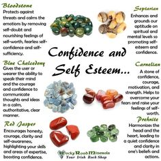 Crystals For Confidence And Self Love, Crystals For Confidence, Crystal Magick, Be More Confident, Crystal Guide