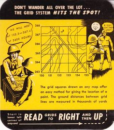 an old ad for the red grids right and up game from 1950's