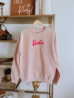 Ultra soft, fleece lined, limited edition Barbie, crewneck sweatshirt available in crop and non-cropsizes S-XL unisex sizing: example small fits like a womens’s medium. Etc Barbie Crewneck, Limited Edition Barbie, Pearl Bride, Inhale Exhale, White Crop, Small Light, Snap Backs, Black Diamond, Crewneck Sweatshirt