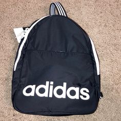 Mini Adidas Backpack/With Tags/Open To Offers On Anything In My Closet Thanks White Adidas Sporty Backpack, Adidas Sporty White Backpack, Adidas White Sporty Backpack, Trendy White Adidas Bag, White Adidas Backpack For School, Trendy Adidas Backpack For Everyday Use, Adidas Casual Everyday Backpack, Casual Adidas Backpack For Everyday Use, Adidas Everyday Bags For Back To School