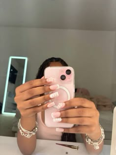 Baddie Pfp Pink, Pink Nails Aesthetic, Iphone Mirror Selfie, Nigerian Traditional Dresses, Goth Baddie, Shopping Pictures, Pink Lifestyle, Nails Aesthetic, Iphone Obsession