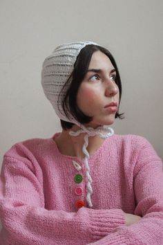 Say hi to a new product at our shop: crochet bonnet in white. At the moment, the most trend-driven style is the bonnet, a modern version of the headgear popular among Puritans in the 17th century, and its very close relation, the knitted hood, a crafty version of a balaclava without the face covering. Bonnets are a perfect beanie and balaclava hybrid. Great hat alternative that ought to be on your radar. Made from cotton thread. Handmade with love. White Crochet Hat For Winter, One Size, White Crochet Winter Hat One Size, White Crochet Winter Hat, One Size, White Crochet Winter Hat, Fitted Crochet Yarn Hat, White Beanie Bonnet, One Size Fits Most, White Cap Bonnet For Spring, White Yarn Bonnet For Winter, Fitted Beanie Bonnet For Spring