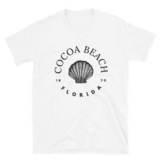 Cocoa Beach Tshirt, Cocoa Beach Shirt, Cocoa Beach Florida, Cocoa Beach Shirts, Cocoa Beach Gifts for Women, Cocoa Beach Souvenir * Design is high-quality screen printed. * Unisex sizing - if you want it oversized, size up! * Please see the size guide for measurements! * Super soft t-shirt made with either 100% cotton or mix of cotton/polyester (depending on the shirt color). If you have any questions, feel free to message me! Shop Homepage: https://www.etsy.com/shop/peachleafstore/ If you have Beachy T-shirt For Beach Party, White Beachwear T-shirt For Beach Season, Beachy T-shirt For Beach Vacation, Beach Holiday Cotton T-shirt, Affordable Beachwear T-shirt For The Beach, Beach Souvenirs, Lobster Shirt, Cocoa Beach Florida, Daytona Beach Florida