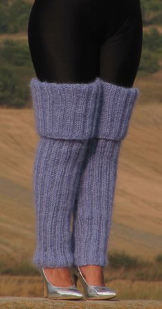 HAND KNITTED GAITERS / LEG WARMERS ### DESIGNED & CREATED by Giorgio Qualitat ### Product Specification: §  Color:         Blue; §  Style:          Ribbed hand knitted gaiters; §  Material:    2 strands premium class mohair; Size & Measurements: §  Length: 31.5 " / 80 cm §  Circumference at the upper end:    18.1 '' / 46 cm §  Circumference at the lower end:     9.4 '' / 24 cm §  Net weight: 402 g*                                                                 All measurements are taken with th Blue Fitted Casual Leg Warmers, Casual Fitted Blue Leg Warmers, Blue One-size Leg Warmers For Fall, Casual Blue Stretch Leg Warmers, Fitted Blue Leg Warmers For Winter, Blue Fitted Leg Warmers For Winter, Cozy Blue Leg Warmers For Winter, Blue Fitted Leg Warmers For Fall, Knitted Blue Leg Warmers For Winter