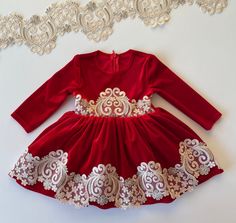 Red velvet dress, baby girl dress, velvet baby girl dress, special occasion dress, red flower girl dress toddler Printed Velvet Dress Designs Pakistani, Red Long Sleeve Pageant Dress, Red Princess Dress For Baptism, Red Fitted Princess Dress For Baptism, Fitted Red Princess Dress For Baptism, Elegant Christmas Pageant Dresses, Elegant Red Baptism Dress, Elegant Red Dress For Baptism, Elegant Christmas Velvet Dresses