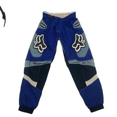 "Blue Fox 360 Racing Pants. Size Tagged 34\" but measure 32x30 Measurements Flat 16\" Tightens to 13\" Inseam 30\" Length 39\" IKU: 22.9.4.23" Racing Pants Outfit, Casual Straight Leg Bottoms For Motorcycling, Casual Straight Leg Motorcycle Bottoms, Fitted Blue Pants With Hip Pockets, Blue Pants With Belt Loops For Streetwear, Fitted Blue Bottoms With Hip Pockets, Fitted Motorcycling Pants With Pockets, Fitted Bottoms With Pockets For Motorcycling, Blue Streetwear Pants With Hip Pockets