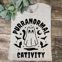 Cute Design ! Custom Made And Will Ship Within A Few Days! On Gildan Unisex Short Sleeve Check Out My Page For More Designs Halloween Funnies Humor, Halloween Funny Humor, Junkin Shirt, Luke Bryan Shirts, Popular Shirts, Dolly Shirt, Bride Tee, Cat Mom Shirt, Vintage Tee Shirts