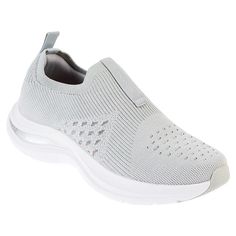 easy spirit x Denise Austin EasyWalk Walking Shoe  Walk easy in this easy-walking shoe. It features a cushioned memory foam layer for added comfort, arch support and EMOVE technology and is perfect for all-day walking or standing. Comfortable Gray Slip-on Sneakers For Light Sports, Gray Synthetic Slip-on Sneakers With Arch Support, Comfortable Gray Slip-on Walking Shoes, Comfortable Gray Running Shoes, Gray Slip-on Sneakers For Running, Gray Slip-on Sneakers With Round Toe For Jogging, Gray Round Toe Slip-on Sneakers For Jogging, Gray Slip-on Sneakers With Round Toe, Functional Gray Slip-on Sneakers With Round Toe