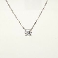 "This simple luxury pendant necklace is perfect for daily wear. The Diamond has the floating look. -18k Solid White Gold - 0.60ctw Round Lab Grown Diamond. E-F Color, VS1-VS2 Clarity, Excellent Cut - 18\"-16\" Adjustable Chain" Necklace Gift Box, Simple Luxury, Floating Necklace, Round Diamond Ring, Solitaire Pendant Necklace, Gold Heart Necklace, Emerald Necklace, Solitaire Pendant, Emerald Cut Diamonds