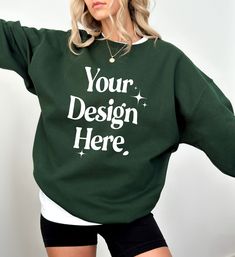 Green Branded Sweatshirt For Winter, Customizable Sporty Long Sleeve Sweatshirt, Green Casual Sweatshirt With Branding, Customizable Sporty Crew Neck Hoodie, Casual Green Sweatshirt With Branding, College Branding Winter Sweatshirt, College Winter Sweatshirt With Branding, Customizable Sporty Fleece Sweatshirt, Customizable Crew Neck College Hoodie