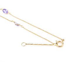 This modern station necklace features a captivating combination of yellow sapphires and tanzanite, each set along an 18k yellow gold chain. The vibrant yellow and deep blue gemstones create a striking contrast, exuding both elegance and contemporary flair. A perfect piece to add a touch of luxury and color to any ensemble. Designed with Multi Gemstone set in bezel settings in a chain of the necklace to make you stand out of the crowd. This is a perfect May Birthstone Jewelry Grandma Gift, Bridal Shower Gift, Mom Gift, Gift For Sister, Mother Daughter Gift, Bride To Be Gift, Bridesmaid Gift, Anniversary Gift, Friendsgiving Gift, Engagement Gift, Wedding Gift, Mother's Day Gift or any Holiday Gift for Mother, Sister, Daughter, Grandma, Fiancé, Girlfriend, Valentine, Family or Friend on your Modern Yellow Gold Tanzanite Jewelry, Yellow Gold Tanzanite Jewelry With Birthstone, Luxury Tanzanite Gold Necklaces, Elegant Gold Tanzanite Necklace, Birthstone Jewelry Grandma, Mother Daughter Gifts, Grandma Gift, Station Necklace, Yellow Gold Chain