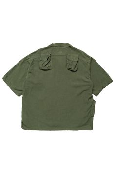 Loose fit shirt with hunting wear details Breathable fabric 70% recycle fiber (Lyocell), 30% Linen 5 flap pockets Color: Khaki Made In Japan Model is 6'2 wearing a size 3 TAGGED SIZE 1 3 NECK - - SHOULDER 24 24.25 CHEST 54 56 ARM HOLE 20 25 SLEEVE 9.25 11.5 CENTER BACK 27.25 30 Measurements of actual garment in inches.Click here for our measuring guide. Sweater Vest Jacket, Japan Model, Loose Fit Shirts, Bandana Scarf, Denim Branding, Aloha Shirt, Color Khaki, Sweater Vest, Flap Pocket