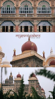 two pictures of the top and bottom of a building with windows on each side, in different angles