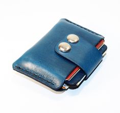 Leather credit card wallet! Very comfortable & easy to wear. Color: Blue. Size: 8 x 12 cm. It has 3 interior sleeves holds Nearly 12 cards , also Suitable for holding some cash. If you have some questions please write! Modern Blue Wallets For Gift, Blue Travel Wallets With Card Slots, Blue Bifold Card Holder For Travel, Blue Trifold Wallet With Rfid Blocking For Everyday Use, Blue Wallets With Interior Card Slots For Daily Use, Blue Coin Purse With Card Slots For Gift, Blue Rectangular Coin Purse With Interior Card Slots, Blue Leather Wallets For Daily Use, Blue Everyday Rectangular Wallet