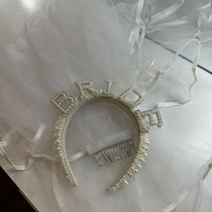 Never Used Headband And Veil, Veil Color, Bride Headband, Party Sunglasses, White Party, Veil, Color White, Hair Accessories, Women Accessories