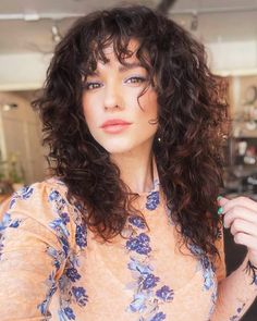 PRICES MAY VARY. 🌹[Curly Wigs with Bangs]Embrace a trendy and stylish look with our curly wig featuring bangs. The perfect combination of curls and fringe creates a bold and fashionable statement. 🌹[Natural and Realistic]Crafted with high-quality synthetic fibers, This curly wig with bangs provides a natural and realistic appearance that mimics the look and feel of real hair. 🌹[Comfortable Fit] This long curly blonde wig is designed with convenience in mind. Adjustable straps and breathable c Curly Fringe, Curly Hair Trends, Shoulder Length Curly Hair, Natural Curly Hair Cuts, Haircut Inspo, Girl Time, Curly Hair Photos, Curly Bangs, Medium Curly Hair Styles