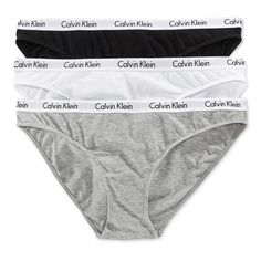 Nip Calvin Klein Bikini Panties 3 Pack Size M Black, White & Gray Calvin Klein Logo Around The Waistbands Moderate Coverage Cotton Breathable Comfort & Shape Retention Never Worn Bought For Myself Just Wrong Style Calvin Klein Women, Plus Size Shopping, Calvin Klein Woman, Black & White, Womens Calvin Klein, Carousel, Women Lingerie, Calvin Klein, Lingerie