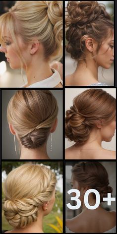 Updo Hairstyles for Medium Hairs Simple But Elegant Updos, Gala Hairstyles Updo, Hairstyles For Events Classy, Elegant Updo Hairstyles, Effortless Updo, Fine Hair Updo, Formal Hairstyles Updo, High Updo, Diy Updo