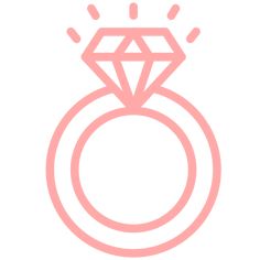 a diamond ring is shown in the shape of a circle